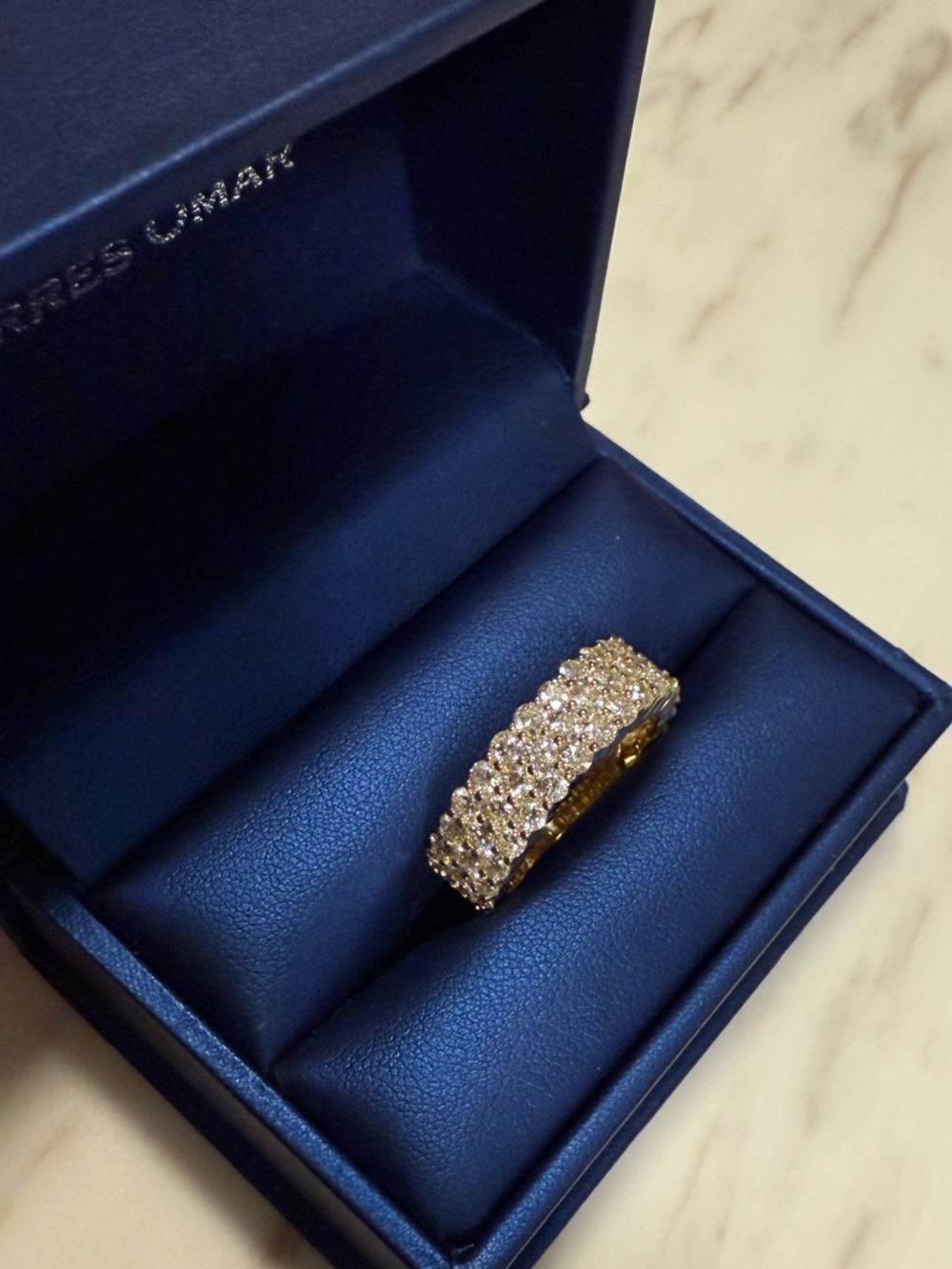 4.9 carat Genuine Diamond 14k Gold Ring - Picture 10 of 17
